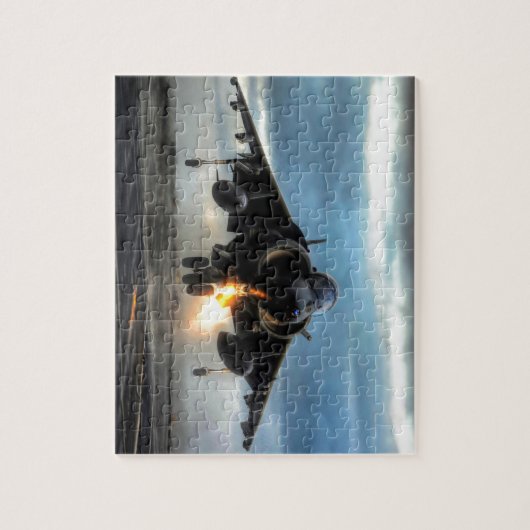 Harrier Fighter Jet Legpuzzel (Verticaal)