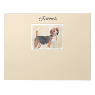 Harrier Painting - Cute Original Dog Art Notitieblok