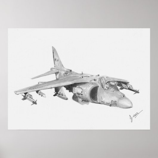 Harrier poster (Voorkant)