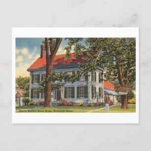 Harriet Beecher Stowe House in Brunswick, Maine, Briefkaart