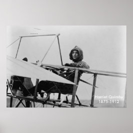 Harriet Quimby poster 13 x 19 inch