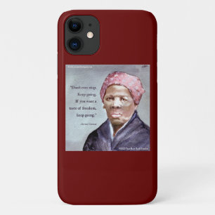 Harriet Tubman & citaat iPhone 11 Hoesje