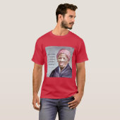 Harriet Tubman & Citation Mens Tshirt (Devant entier)