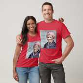 Harriet Tubman & Citation Mens Tshirt (Unisexe)