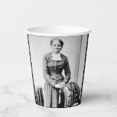 Harriet Tubman Dirigent Ondergrondse Spoorweg Papieren Bekers (Voorkant)