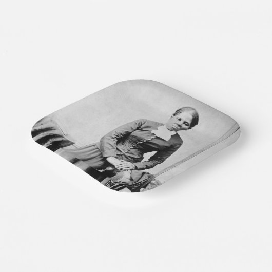 Harriet Tubman Dirigent Ondergrondse Spoorweg Papieren Bordje (Gebogen)