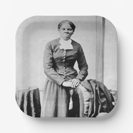 Harriet Tubman Dirigent Ondergrondse Spoorweg Papieren Bordje (Voorkant)