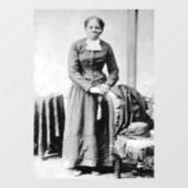 Harriet Tubman Dirigent Ondergrondse Spoorweg Raamsticker (Vel)