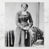 Harriet Tubman Dirigent Ondergrondse Spoorweg Wijn Etiket (Enkel label)