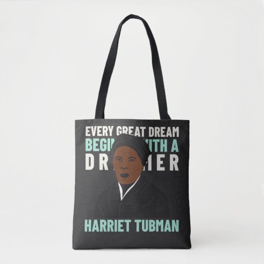 Harriet Tubman Dream Inspirerend Canvas tas (Voorkant)