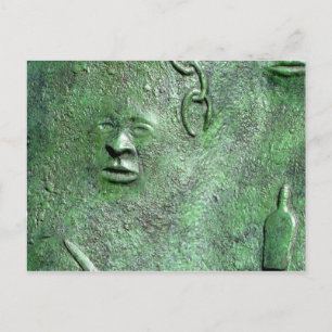 Harriet Tubman in het Bronze-Briefkaart Briefkaart