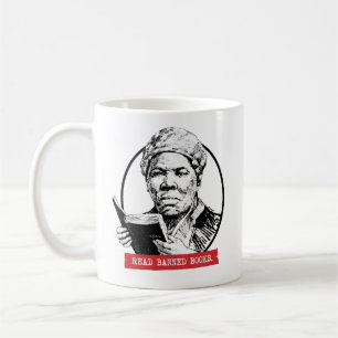 Harriet Tubman leest verboden boeken Koffiemok