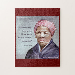 Harriet Tubman & Quote Legpuzzel