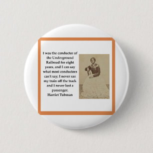 Harriet Tubman Ronde Button 5,7 Cm