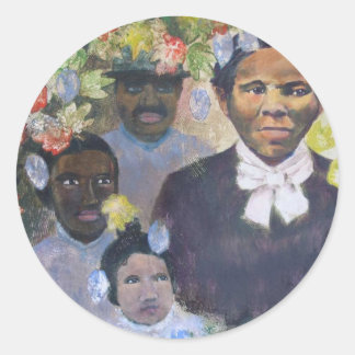 Harriet Tubman Ronde Sticker