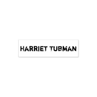 Harriet Tubman Zelfinkt Rubber Stamp Zelfinktende Stempel