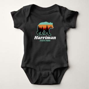 Harriman State Park Idaho ID Beer Retro Romper