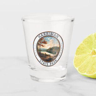 Harriman State Park New York Badge Shot Glas