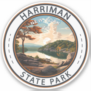 Harriman State Park New York Badge Sticker
