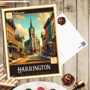 Harrington, Delaware Carte postale ancienne