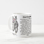 Harrington Family Coat of Arms mok (Voorkant links)