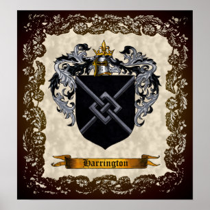 Harrington wapenschild poster