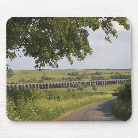 Harringworth Viaduct, Rutland.  Ook bekend als Muismat (Voorkant)