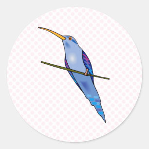 Harriot Hummingbird Ronde Sticker