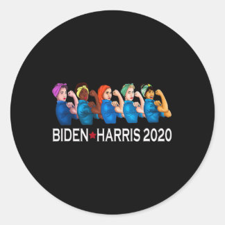 Harris 2020 Rosie Riveter Verkiezingsvrouwen Steun Ronde Sticker