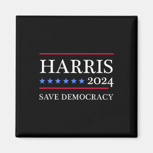 Harris 2024: Bewaar democratie voor President 2024 Magneet