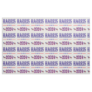 Harris 2024 Pres Democraat Ezels Vlag van de Veren Stof