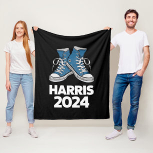 HARRIS 2024 Stem President Kamala Verkiezing Sneak Fleece Deken