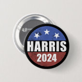 Harris 2024 Verkiezing Button President Harris (Voorkant /achterkant)