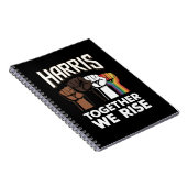 Harris 2024 Verkiezing LGBT Kamala Harris 2024 Notitieboek (Rechterzijde)