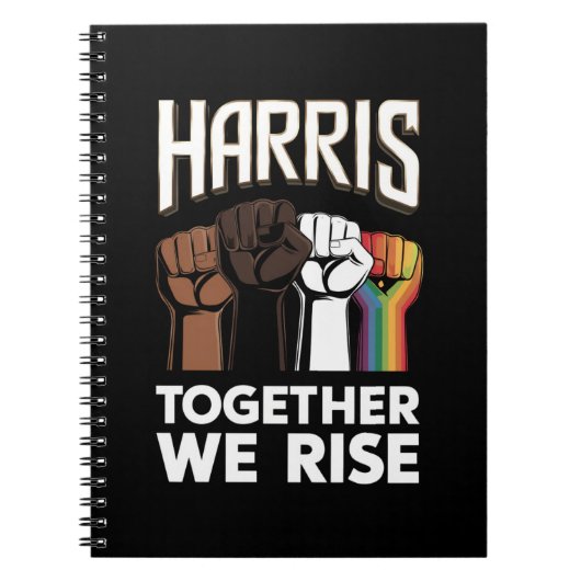 Harris 2024 Verkiezing LGBT Kamala Harris 2024 Notitieboek (Voorkant)