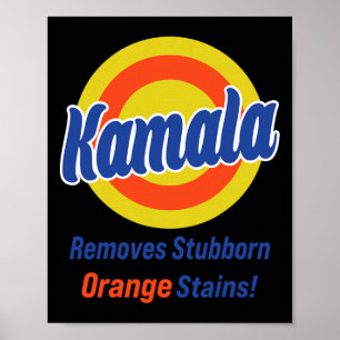 Harris 2024 verwijdert hardnekkige Oranje vlekken Poster