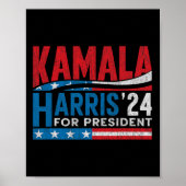 Harris 2024 voor de verkiezingen van het President Poster (Voorkant)