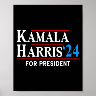Harris 2024 Voor President Verkiezing Stemmen Voor Poster