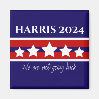 Harris 2024 We gaan niet terug Magnet Magneet
