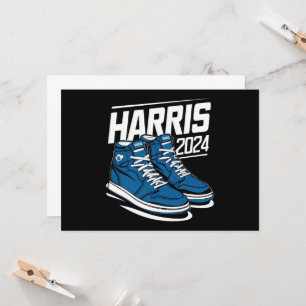 Harris 24 Stem President Kamala Verkiezing Sneaker Kaart