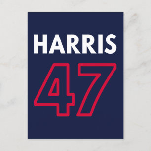Harris 47 III - Kamala Harris Voor President Briefkaart