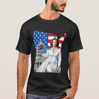 Harris 47e president VS Amerika 2024 verkiezing  T-shirt