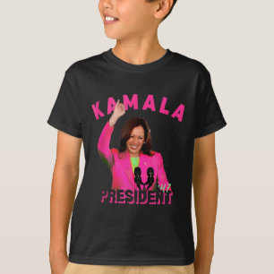 Harris Aka voor President 47 Pink Comma LA 2024 WO T-shirt