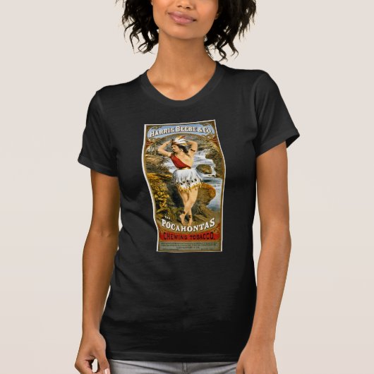 Harris, Beebe & Co. - Pocahontas Kauwtabak T-shirt (Voorkant)
