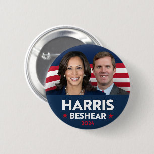 HARRIS BESHEAR 2024 RONDE BUTTON 5,7 CM