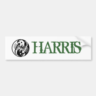 HARRIS BUMPERSTICKER
