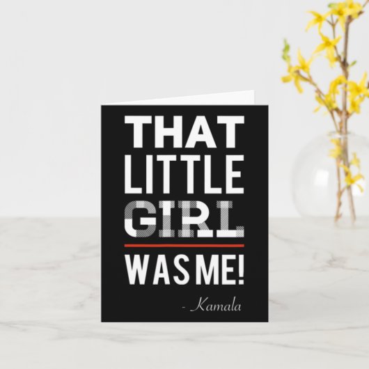 Harris, dat kleine meisje was ik kaart (Gele Bloem)