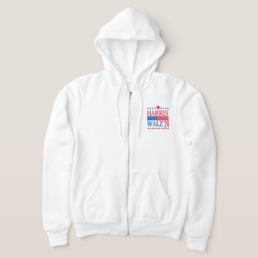  Harris en Walz 2024 Hoodie (Laagn)