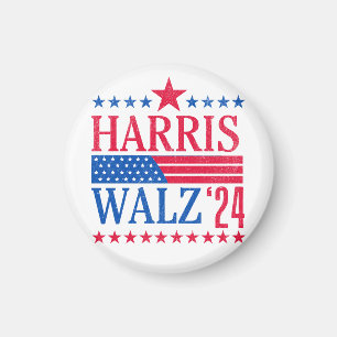  Harris en Walz 2024 Magneet