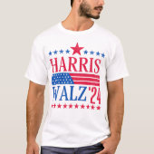 Harris en Walz 2024 T-shirt (Voorkant)